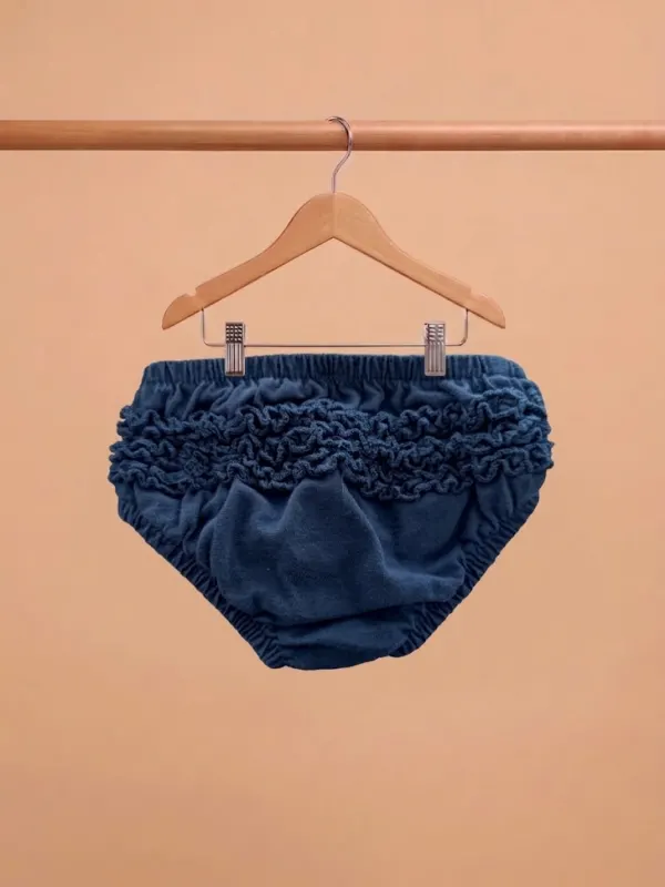 Culotte bleue — 0-3 mois · Bébé et enfant, dressing du studio de Julie Dugardin Photographe