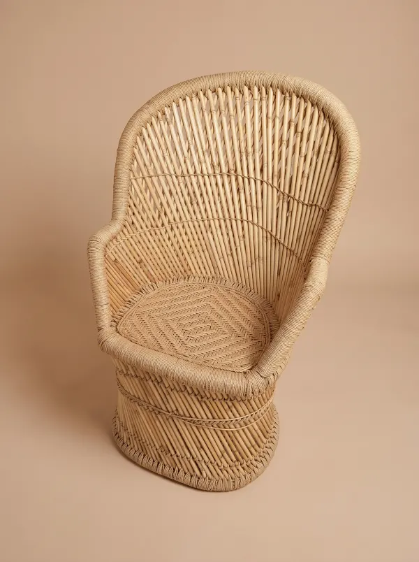 Fauteuil osier adulte · Mobilier, dressing du studio de Julie Dugardin Photographe
